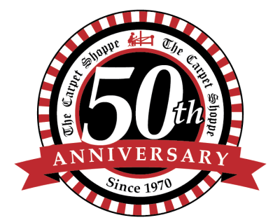 50th-Anniversary-Seal | The Carpet Shoppe