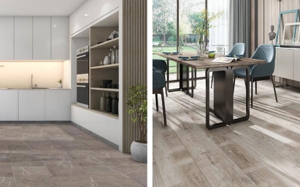 Large Profile Tile & Bold Fan Look Tile